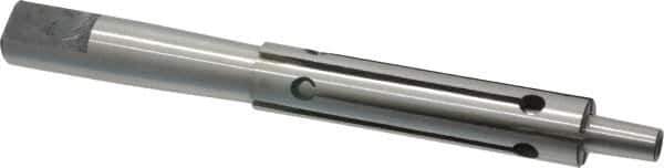 Interstate - 1/2 to 9/16" Grip, Expanding Lathe Mandrel - 1/2" Shank Diam, 2-1/2" Sleeve Length, 5" Arbor Length - All Tool & Supply