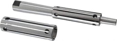 Interstate - 1 to 1-1/4" Grip, Expanding Lathe Mandrel - 1" Shank Diam, 4" Sleeve Length, 9" Arbor Length - All Tool & Supply