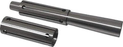 Interstate - 1-1/4 to 1-1/2" Grip, Expanding Lathe Mandrel - 1-1/4" Shank Diam, 4" Sleeve Length, 9" Arbor Length - All Tool & Supply