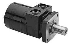 Parker - NPT Thread, 1/2" Port Size, 722 Max RPM, Bi Rotational, 4 Bolt Mount Hydraulic Motor - 1,800 Max psi, 15.9 Cu In Displacement, 180°F Max - All Tool & Supply