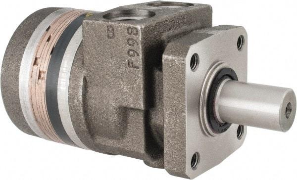 Parker - NPT Thread, 1/2" Port Size, 722 Max RPM, Bi Rotational, 4 Bolt Mount Hydraulic Motor - 1,800 Max psi, 3 Cu In Displacement, 180°F Max - All Tool & Supply