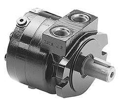 Parker - SAE Thread, 7/8-14" Port Size, 415 Max RPM, Bi Rotational, SAE A Mount Hydraulic Motor - 2,000 Max psi, 16.4 Cu In Displacement, 180°F Max - All Tool & Supply