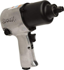 Sioux Tools - 1/2" Drive, 8,000 RPM, 425 Ft/Lb Torque Impact Wrench - Pistol Grip Handle, 1,200 IPM, 4 to 16.8 CFM, 1/4" NPT Inlet - All Tool & Supply