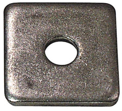 Made in USA - Square Flat Washers Bolt Size (Inch): 1/4 Square Size (Inch): 2 - All Tool & Supply