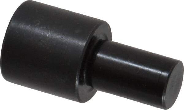 Gibraltar - 1-3/32" OAL, 5/8" Head Height, 5/8" OD, Low Carbon Steel, Ground, Press Fit Rest Button - Black Oxide Coating, 3/8" Pin Diam - All Tool & Supply