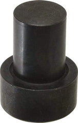 Gibraltar - 1-31/32" OAL, 3/4" Head Height, 1-1/2" OD, Low Carbon Steel, Ground, Press Fit Rest Button - Black Oxide Coating, 1.001" Pin Diam - All Tool & Supply