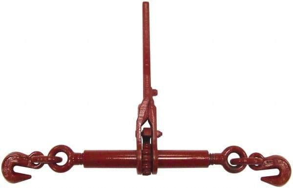 CM - 5,400 Lbs. Load Limit Ratchet Loadbinder - 5/16 Inch Max Chain Size, 8 Inch Take Up, Chain Grade 80 - All Tool & Supply