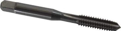 OSG - M7x1.00 Metric Coarse 4 Flute Oxide Finish High Speed Steel Straight Flute Standard Hand Tap - Bottoming, Right Hand Thread, 2-23/32" OAL, 1-1/8" Thread Length, D5 Limit, Oversize - All Tool & Supply