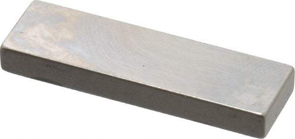 Mitutoyo - 0.136" Rectangular Steel Gage Block - Accuracy Grade 0, Includes Certificate of Inspection - All Tool & Supply