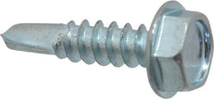 Value Collection - #10, Hex Washer Head, Hex Drive, 3/4" Length Under Head, #3 Point, Self Drilling Screw - All Tool & Supply