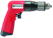 #UT8895 - 3/8" Non-Reversing - Air Powered Drill - Handle Exhaust - All Tool & Supply