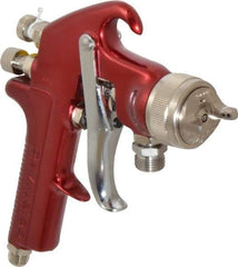 DeVilbiss - Siphon Feed High Volume/Low Pressure Paint Spray Gun - 1 Qt Capacity, 30 Max psi, 16 Max CFM, For Adhesives, Enamels, Epoxies, Lacquers, Latex, Polyurethanes, Primers, Sealers, Stains, Varnishes - All Tool & Supply