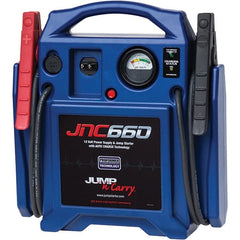 Jump-N-Carry - Automotive Battery Chargers & Jump Starters; Type: Jump Starter ; Amperage Rating: 1700 ; Starter Amperage: 425 ; Voltage: 12 VDC ; Battery Size Group: 12 Volt - All Tool & Supply