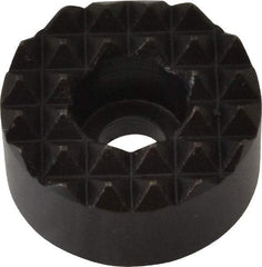 Fairlane - 3/4" Diam, 3/8" High, No. 10 C Bore SHCS, Counterbored, Fine Tooth Grade Diamond Serration Tooth Pattern, High Speed Steel, Round Positioning Gripper - Black Oxide Coated - All Tool & Supply