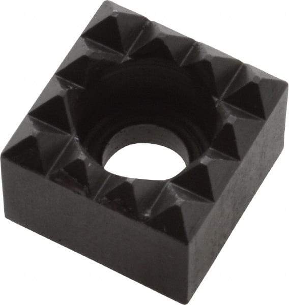 Fairlane - 1/2" Square, 3/8" High, #10 C Bore SHCS Size, Fine Tooth Grade, Diamond Serration, High Speed Steel, Square Positioning Gripper - 0.03 x 45A° Chamfer, 1/4" Counterbore Depth, Black Oxide Finish - All Tool & Supply