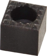 Fairlane - 1/2" Square, 1/2" High, #10 C Bore SHCS Size, Extra Fine Tooth Grade, Diamond Serration, High Speed Steel, Square Positioning Gripper - 0.03 x 45A° Chamfer, 1/4" Counterbore Depth, Black Oxide Finish - All Tool & Supply