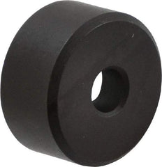 Fairlane - 1/2" OAL, 1" OD, Steel, Counterbored Rest Button - Black Oxide Coating - All Tool & Supply