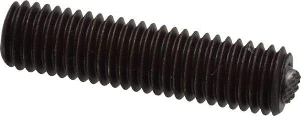 Fairlane - 1/2-13, 2" Thread Length, 9/32" Ball Diam, Serrated Ball Pad Surface, Alloy Steel, Black Oxide, Threaded, Swivel Action Gripper Assemblies - 1/4" Contact Diam, High Speed Steel Ball - All Tool & Supply