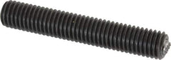 Fairlane - 1/2-13, 3" Thread Length, 9/32" Ball Diam, Serrated Ball Pad Surface, Alloy Steel, Black Oxide, Threaded, Swivel Action Gripper Assemblies - 1/4" Contact Diam, High Speed Steel Ball - All Tool & Supply