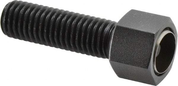 Fairlane - 5/8-11, 2" Thread Length, 3/4" Ball Diam, Alloy Steel, Hex Head, Swivel Action Gripper Assemblies - 11/16" Head Height, 15/16" Hex, Stainless Steel Ball - All Tool & Supply