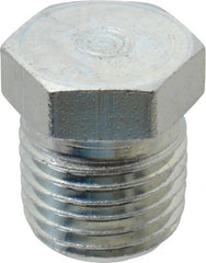 Eaton - 1/4 Male Thread, Steel Industrial Pipe Hex Head Plug - All Tool & Supply