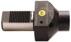 Kennametal - Right Hand Cut, KM63 Modular Connection, Adapter/Mount Lathe Modular Clamping Unit - 59.99mm Square Shank Diam, 10" OAL, Through Coolant, Series CLAN-VDI Axial - Exact Industrial Supply