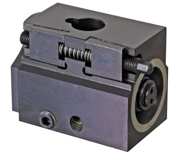 Kennametal - Right Hand Cut, KM63 Modular Connection, Square Shank Lathe Modular Clamping Unit - 3.347" Square Shank Length, 2-1/2" Square Shank Width, 4.638" OAL, Through Coolant, Series CL2S Square Shank - Exact Industrial Supply