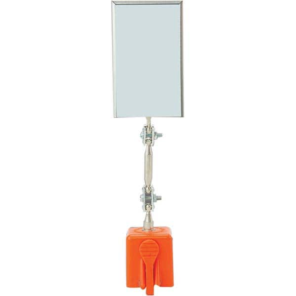 Ullman Devices - Inspection Mirrors Mirror Shape: Rectangular Overall Length (Inch): 6-1/2 - All Tool & Supply