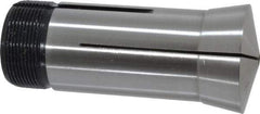 Interstate - 1/8 Inch 5C Round Collet - 3.28" Overall Length, 1.041-24 Internal Thread Size, Steel, 0.0005 Inch TIR - Exact Industrial Supply