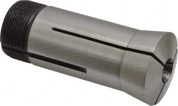 Interstate - 29/64 Inch 5C Round Collet - 3.28" Overall Length, 1.041-24 Internal Thread Size, Steel, 0.0005 Inch TIR - Exact Industrial Supply