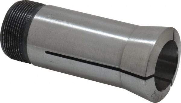 Interstate - 31/32 Inch 5C Round Collet - 3.28" Overall Length, 1.041-24 Internal Thread Size, Steel, 0.0005 Inch TIR - Exact Industrial Supply