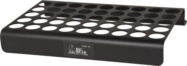 Big Bear Enterprises - 45 Hole NC/CNC Collet Storage Rack - All Tool & Supply