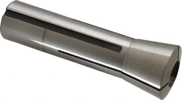 Interstate - 19/32 Inch Steel R8 Collet - 7/16-20 Drawbar Thread, 0.0007 Inch TIR - Exact Industrial Supply