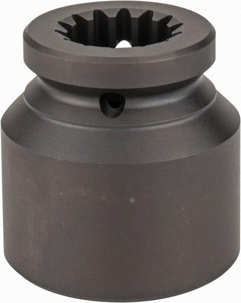 Proto - #5 Spline Drive, 2" Socket, Impact Socket - 6 Points, 3-17/32" OAL - All Tool & Supply