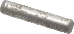 Value Collection - 1/8" Diam x 5/8" Pin Length Alloy Steel Oversized Dowel Pin - C 50-58 Hardness, 3,200 Lb Breaking Strength, 1 Beveled & 1 Rounded End - All Tool & Supply