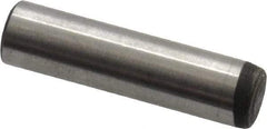 Value Collection - 3/16" Diam x 3/4" Pin Length Alloy Steel Oversized Dowel Pin - C 50-58 Hardness, 7,200 Lb Breaking Strength, 1 Beveled & 1 Rounded End - All Tool & Supply