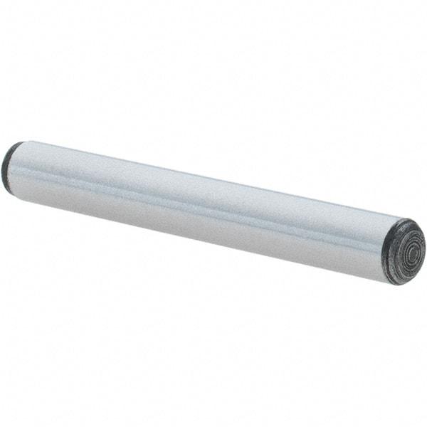 Value Collection - 3/16" Diam x 1-1/2" Pin Length Alloy Steel Oversized Dowel Pin - C 50-58 Hardness, 7,200 Lb Breaking Strength, 1 Beveled & 1 Rounded End - All Tool & Supply