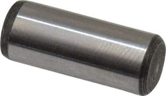 Value Collection - 1/4" Diam x 5/8" Pin Length Alloy Steel Oversized Dowel Pin - C 50-58 Hardness, 12,800 Lb Breaking Strength, 1 Beveled & 1 Rounded End - All Tool & Supply