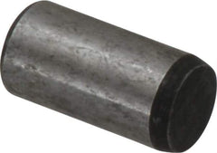 Value Collection - 3/8" Diam x 3/4" Pin Length Alloy Steel Oversized Dowel Pin - C 50-58 Hardness, 28,700 Lb Breaking Strength, 1 Beveled & 1 Rounded End - All Tool & Supply