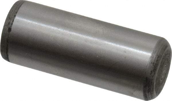 Value Collection - 1/2" Diam x 1-1/4" Pin Length Alloy Steel Oversized Dowel Pin - C 50-58 Hardness, 51,000 Lb Breaking Strength, 1 Beveled & 1 Rounded End - All Tool & Supply