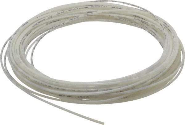 Coilhose Pneumatics - 3/32" ID x 1/8" OD, 100' Long, Nylon Tube - Natural, 225 Max psi, -60 to 200°F - All Tool & Supply