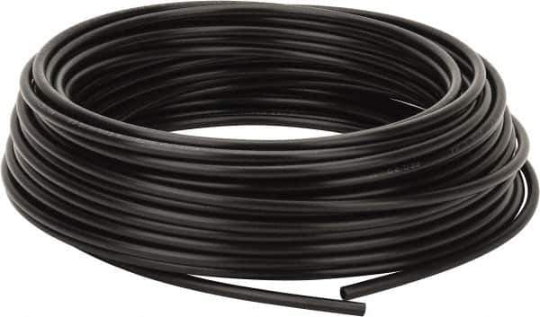 Coilhose Pneumatics - 0.17" ID x 1/4" OD, 100' Long, Polyethylene Tube - Black, 173 Max psi, -60 to 200°F - All Tool & Supply