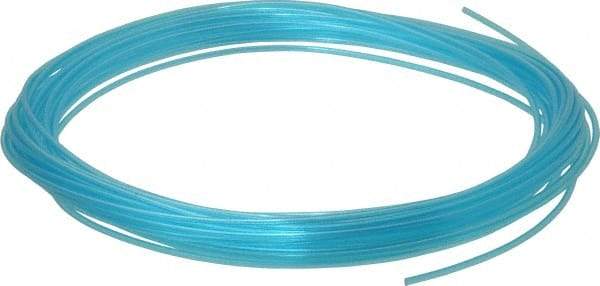 Coilhose Pneumatics - 1/16" ID x 1/8" OD, 50' Long, Polyurethane Tube - Trans Blue, 233 Max psi, -60 to 200°F - All Tool & Supply