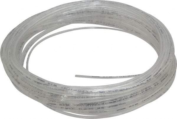 Coilhose Pneumatics - 0.093" ID x 5/32" OD, 100' Long, Polyurethane Tube - Clear, 176 Max psi, -60 to 200°F - All Tool & Supply