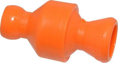 Loc-Line - 2 Piece, 1/4" ID Coolant Hose In-Line Valve - Female to Ball Connection, Acetal Copolymer Body, Unthreaded, Use with Loc-Line Modular Hose Systems - All Tool & Supply