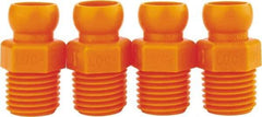 Loc-Line - 4 Piece, 1/4" Hose ID, Male to Female Coolant Hose Connector - 1/4" NPT, For Loc-Line Modular Hose Systems - All Tool & Supply