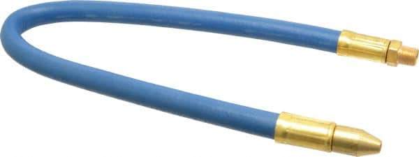 Coilhose Pneumatics - 18" Hose Length, 1/8" Nozzle Diam, 1/4" Hose ID, Coolant Hose - 1/8" NPT For Mist Coolant Systems - All Tool & Supply