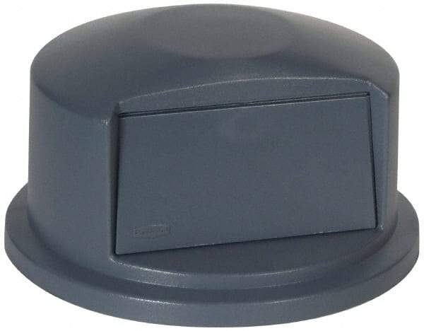 Rubbermaid - Round Lid for Use with 32 Gal Round Trash Cans - Gray, Polyethylene, For 2632 Brute Trash Cans - All Tool & Supply