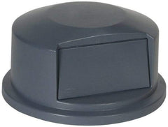 Rubbermaid - Round Lid for Use with 44 Gal Round Trash Cans - Gray, Polyethylene, For 2643 Brute Trash Cans - All Tool & Supply