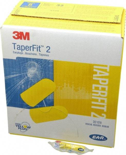 3M - Disposable, Uncorded, 32 dB Earplugs - Yellow, 200 Pairs - All Tool & Supply